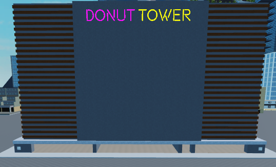 Donut tower